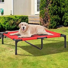 Large Elevated Pet Cot Portable Raised Dog Cat Sleep Bed Indoor Outdoor - No ...