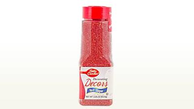 *L@@K (12) Betty Crocker Red Sugar Decoarting Decors Spinkles ~ Candy Sprinkles!