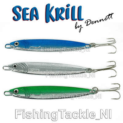 Dennett Sea Krill Fishing Lures Jig Pilchard Spinners Sea Trout