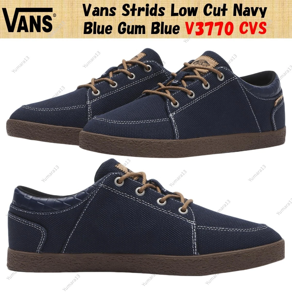 Vans Strids Low Cut blu navy gomma blu V3770 CVS taglia uomo