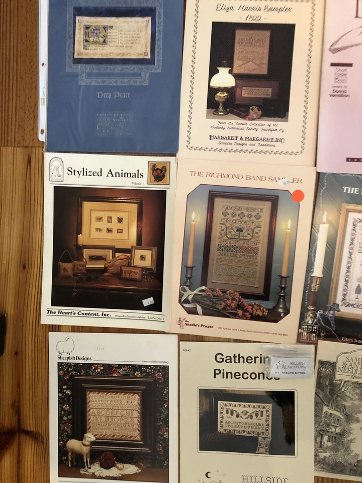 Cross Stitch Patterns LOT of 35 Sheepish Designs Bennett Needle's Prayse DAR - Image 4 of 4