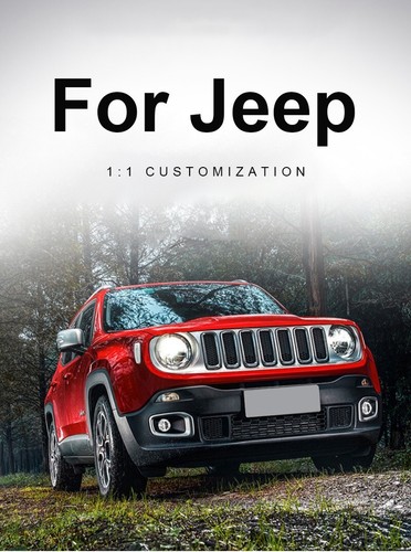 FOR CAR 2007-2024 JEEP WRANGLER MOTOPTES CUSTOM CAR SEAT LEATHER COVERS FULL SET - Picture 2 of 21