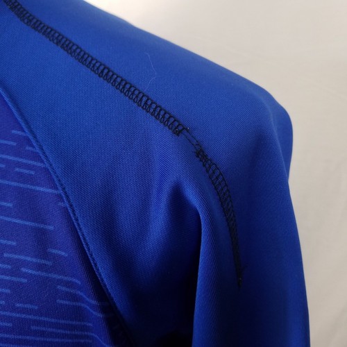 Chaqueta de Entrenamiento Para Hombres UMBRO Talla S PPT Ropa Oficial Equipo 1/4 Cremallera Pull on Azul - Imagen 3 de 12