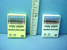 Miniature Copy Paper (2 diff) #56115W&Y 1/12th Scale