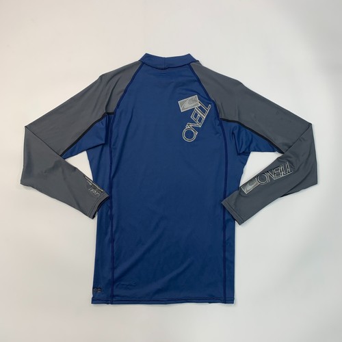 O'neill Rash Guard Shirt Youth XL Extra Large Blue Gray UVA +UVB 50+ Sun Protect - Picture 10 of 11