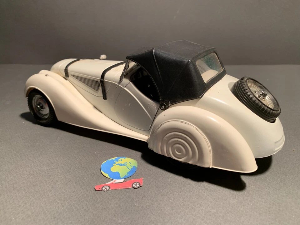 Polistil BMW 328, automodello scala 1:16, vintage - Immagine 4 di 4