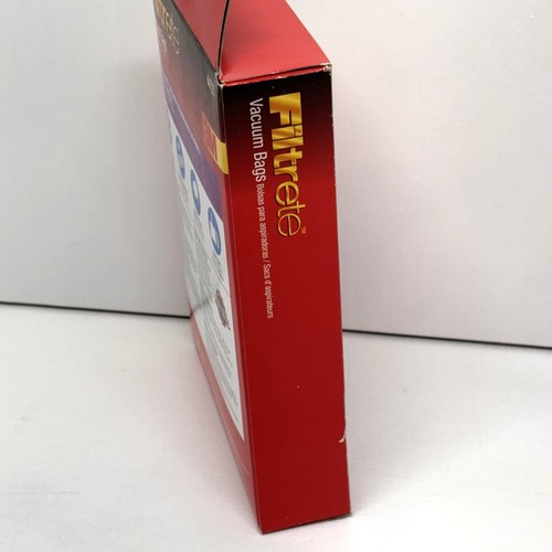 3M Filtrete Vacuum Bags Box of 3 Hoover Type C Micro Allergen NOS 64723 NEW - Picture 2 of 5
