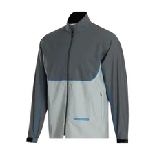 NEW MENS FOOTJOY GOLF L/S DRYJOYS SELECT TOUR RAIN JACKET, CHARCOAL GREY, LARGE