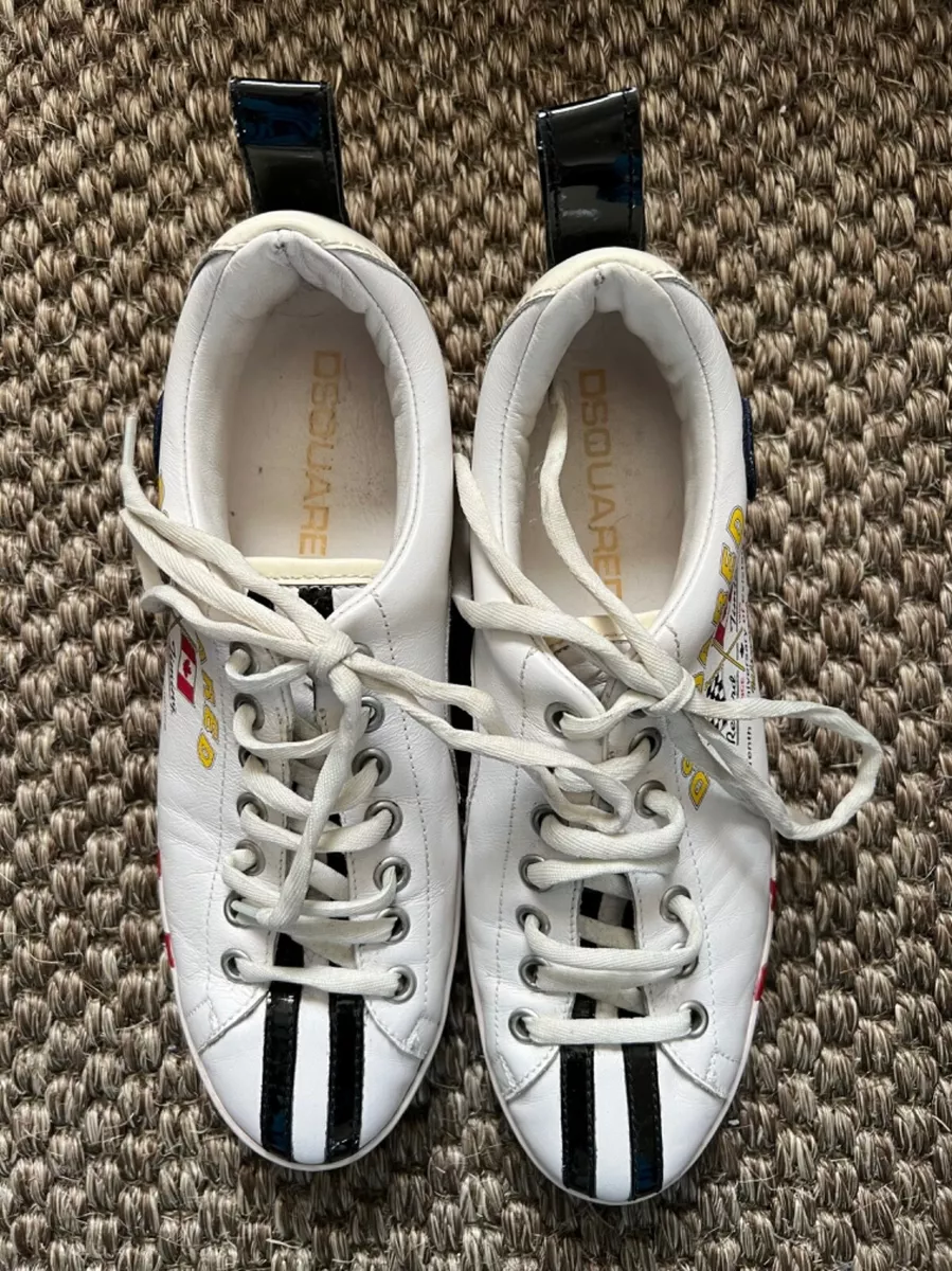 Men s DSQUARED2 White Sneakers