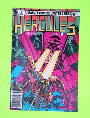 Hercules #4 Vol. 1 1982 Marvel Comics 1st App Newsstand 7.0 Comic Book K93-70
