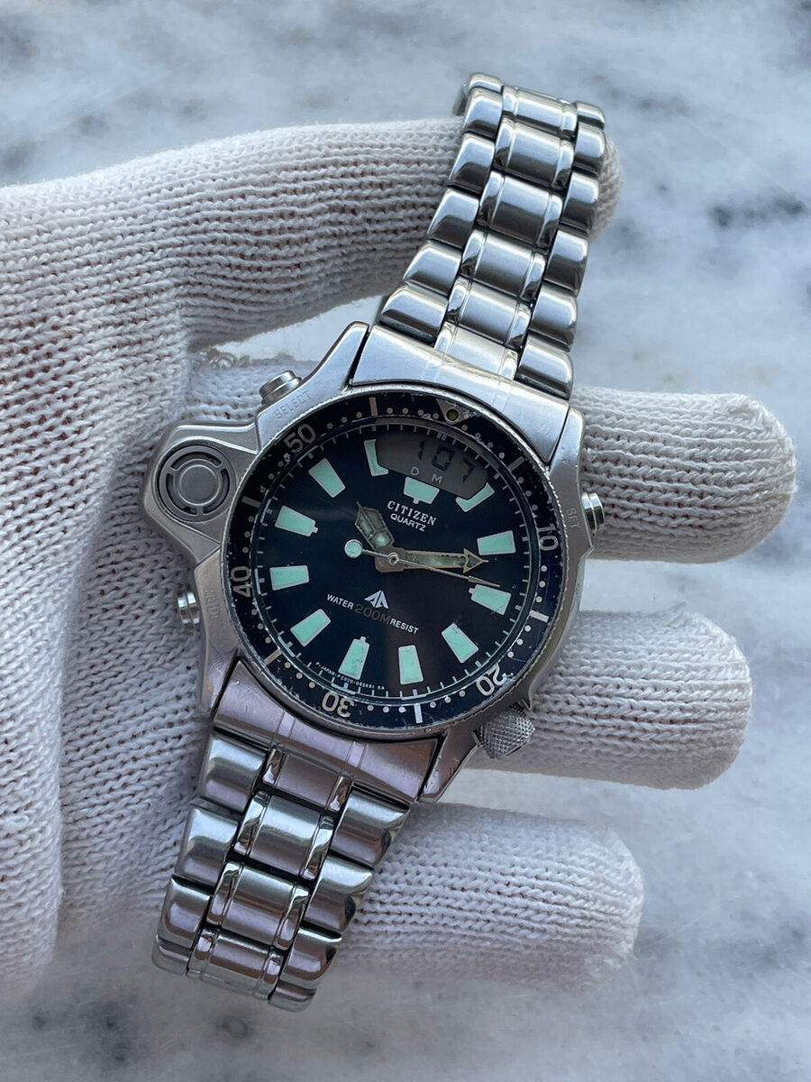 Citizen C022 Aqualand Promaster Digital Analog Watch Diver Citizen C022 Aqualand Promaster Digital Analog Watch Diver