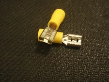 50 PACK -- 12-10 awg Female Spade Connector  .250" - 1/4" Crimp connector