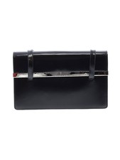 Trussardi Women Black Leather Shoulder Bag One Size