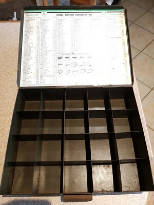 Remax Vintage Metal Storage Box - Condenser Service Kit SC46 1935. Free UK P+P