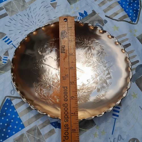 Arthur Rüstung Schale und Schmuck Geschirr Set Kiefer Baum gehämmert Aluminium - Bild 11 von 12