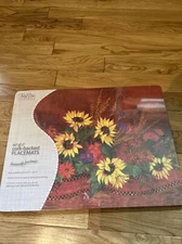 A set of two cork baked placemats Kay Dee designs autumn splendor