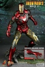 HOT TOYS IRON MAN 2  Mark VI MMS132 Sideshow Exclusive 1 6 TH  scale Marvel