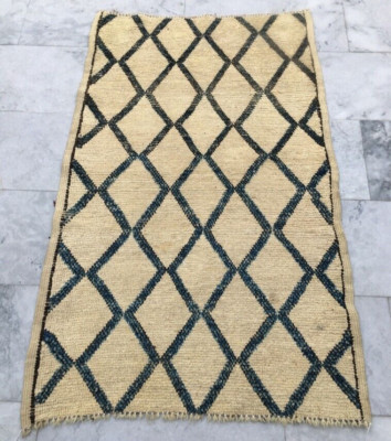 Moroccan Rug,Boho Rug,Oushak Design Rug,Turkish Rug,Hand Knotted Rug,3x4ft