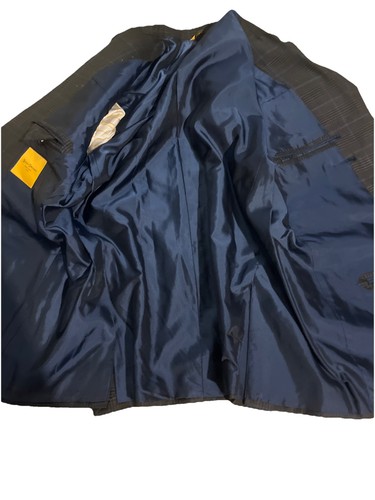 Hickey Freeman Herren Made in USA grau kariert Sportmantel 44 R - Bild 6 von 13