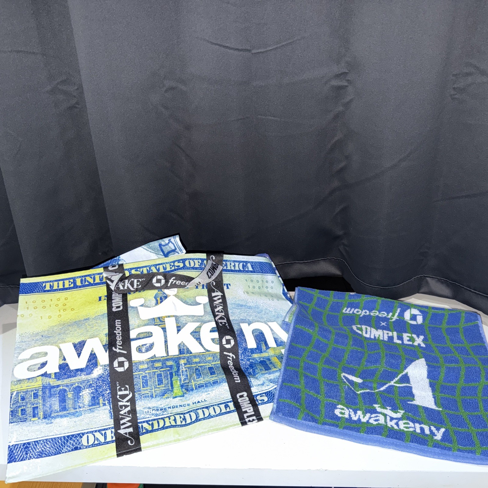 ComplexCon 2025 Awake NY Tote Bag Towel Limited Edition Exclusive Chase Freedom