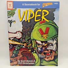  #425 Viper Sourcebook for Champions the Super Role Playing Game 1993 1st print