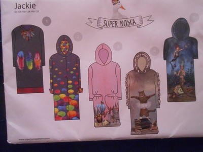Stenzo Schnittmuster Bogen  Super Nova  Sweat-Kleid+ Jacke Gr. 92-152