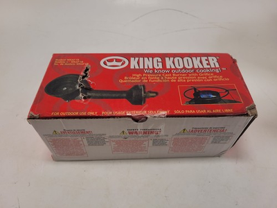 #ad King Kooker WKAF1B High Pressure Burner with Orifice Block Gray $29.99