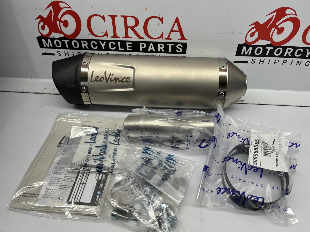 LEO VINCE EVO SLIP ON MUFFLER KAWASAKI NINJA 400 23-23, NINJA 500