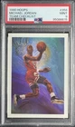 1990 NBA Hoops Art Card Team Checklist #358 Michael Jordan