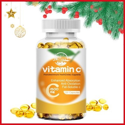 Vitamin C Capsules 1500MG - High Absorption Vitamin C Pills Supplement 120 Pills