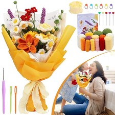 Häkelset für Anfänger Häkeln Häkelgarn Set Häkel-Starterset für Blume DIY Häkel