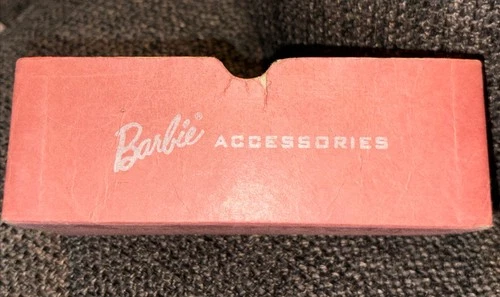 Vintage Barbie Midge Case Or Trunk Pink Cardboard Drawer Mattel 6.5”x 3”x2”