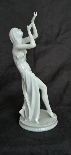 Rosenthal Porzellanfigur Gustav Oppel Porcelain Figurine Gebetstänzerin Tänzerin