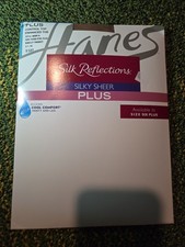 Hanes Silk Reflections 4 - 5 Plus Silky Sheer Control Top Barely There Pantyhose