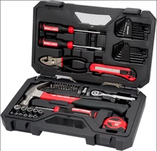 New 57-Piece Mechanics Tool Set – Sockets, Ratchet, Screwdrivers & Hand Tools