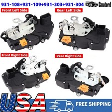 4 New Door Lock Latch Actuators For 2007-09 Chevrolet Silverado 1500 2500 3500