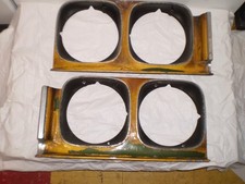 Pair Headlight Door Bezels All 1972 Buick Gs Gsx Stage 1 Skylark Custom Sportwgn Pair Headlight Door Bezels All 1972 Buick Gs Gsx Stage 1 Skylark Custom Sportwgn