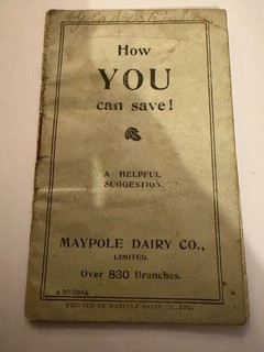 Maypole Dairy How you can save Small vintage booklet