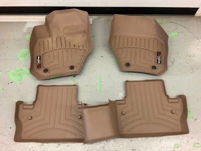 11-18 Volvo S60 Beige Rubber WeatherTech Floor Mats