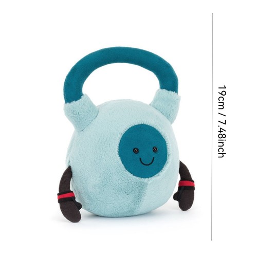 Jelly-cat Amuseables Sport Kettlebell Peluche Morbido Bambola Giocattolo di Peluche Sollevati - Foto 2 di 4