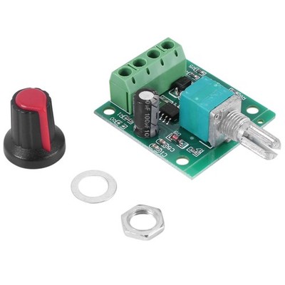 Niederspannung DC PWM Motor Drehzahlsteller  1.8V 3V-5V-6V 12V 2A H2W49447