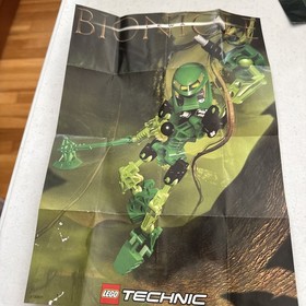 USED Lego Technic Bionicle Manuals LOT #8513,#8567, 8 Posters As Shown