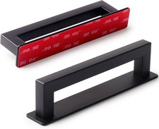 2-Pack Adhesive Cabinet Handles Stick on Handle Self Stick Drawer Pulls No Drill