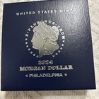 2024 (P) Morgan Silver Dollar Uncirculated Coin - 24XE - OGP & COA