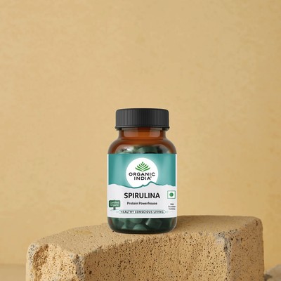 Organic India Spirulina 120 Tablets with Free Shipping