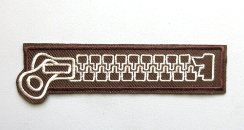 ZIPPER EMBROIDERED IRON ON PATCH FOR CRAFTS CLOTHING HAT HANDBAGS BACKBACKS