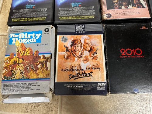 Lot Of 9 Classic Films Movies On Betamax Beta Video Tapes-McCartney,2010,Patton, - Picture 3 of 8