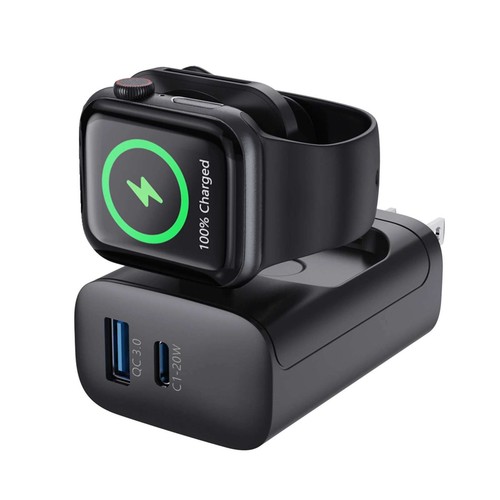 Smartwatch dual ports 23w to 43w Charger Block w/ Wireless ad iPhone Samsung PD - 第 7/8 張圖片