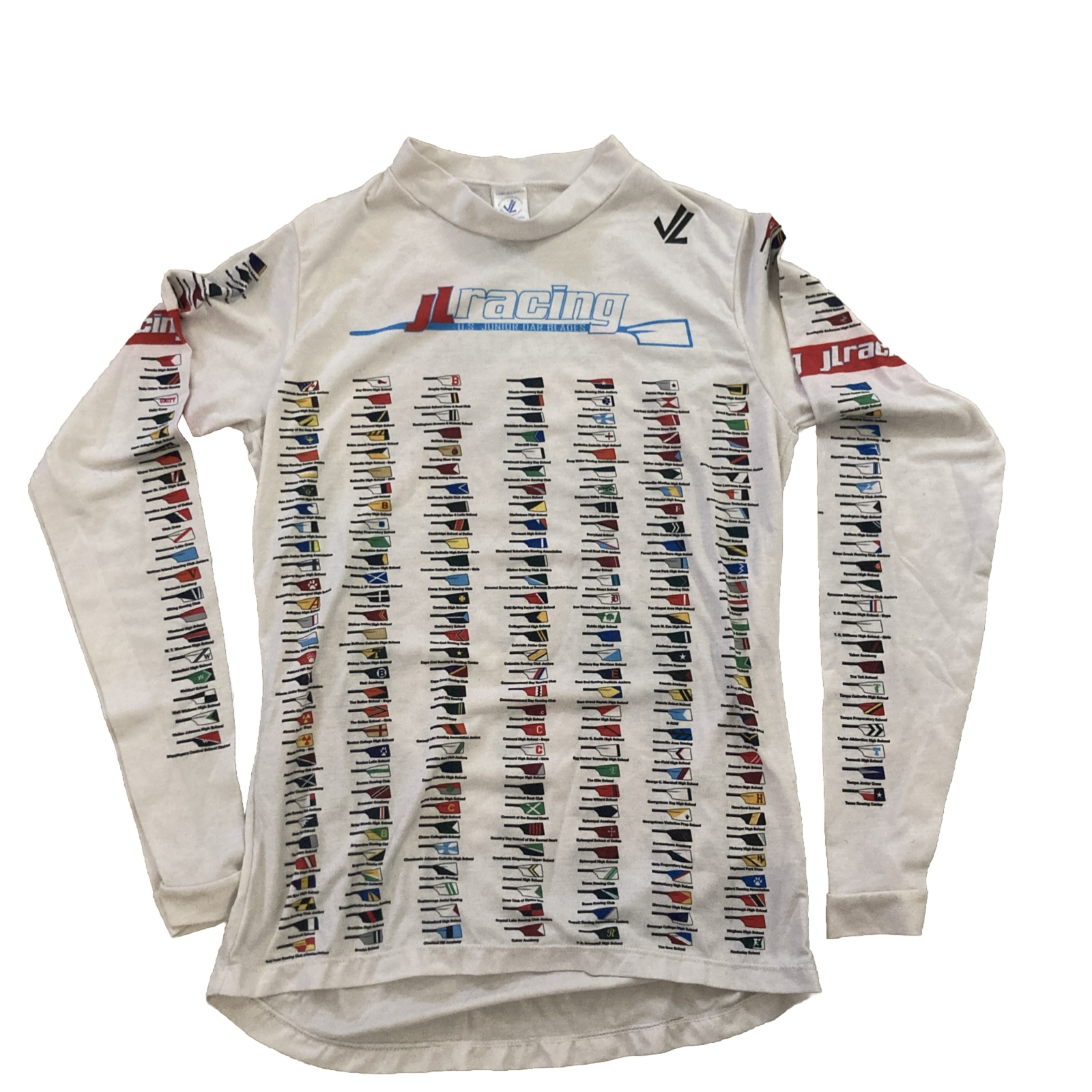 FILA Maglietta JL Racing US Junior Lame Remi Canottaggio Maniche Lunghe XS