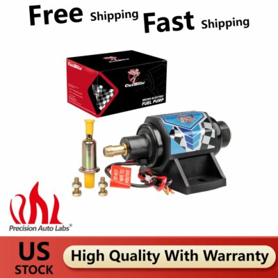 5-9PSI Universal Advanced Electric Fuel Pump Gas Diesel Inline Low Pressure 3/8''
